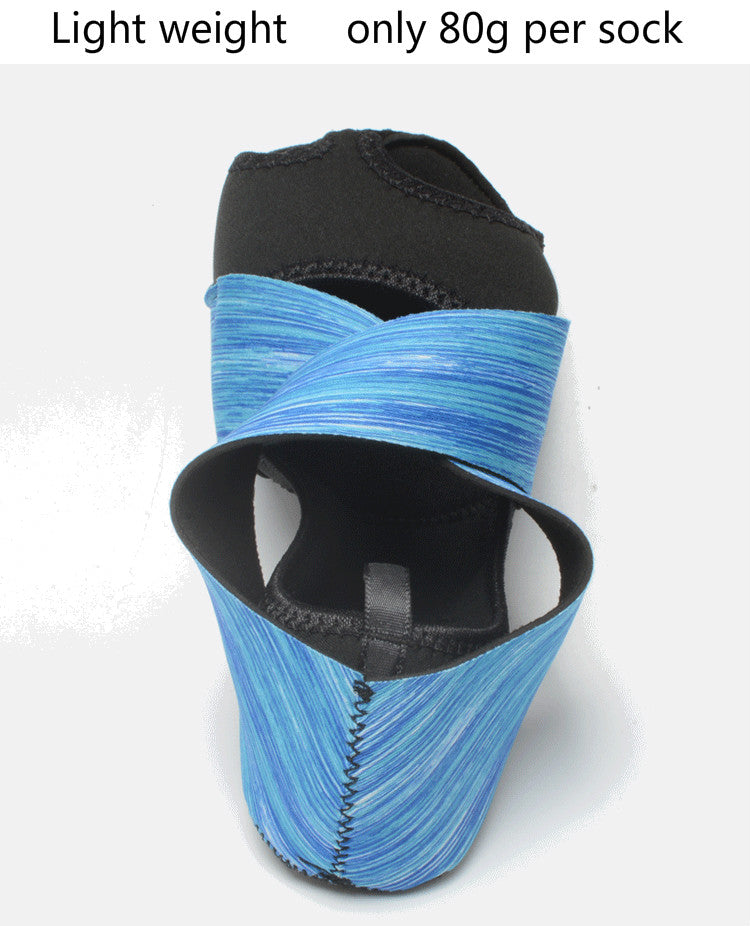 Professional Training Gymnastics Dance Anti Slip Glue Point Leakage Toe Elastic Skin Socks