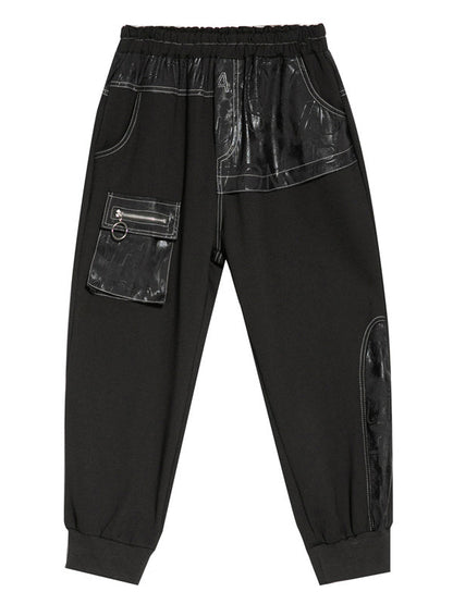 Fashion Loose Split-Joint Harem Pants