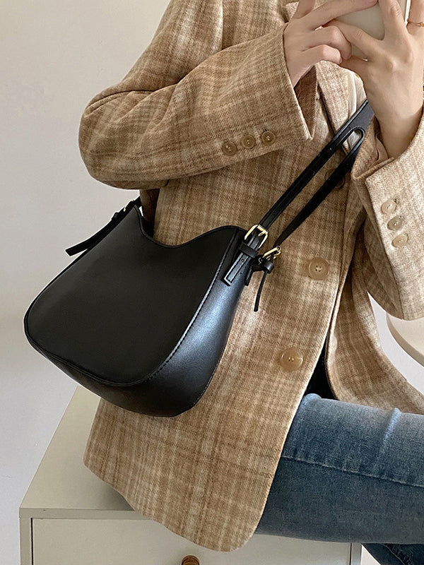 Casual Solid Color PU Bags Accessories