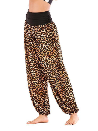 Floral Printed Wide Leg Casual Pants