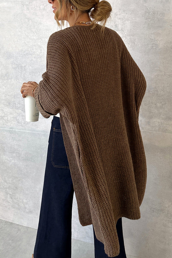 BROWN CARDIGAN