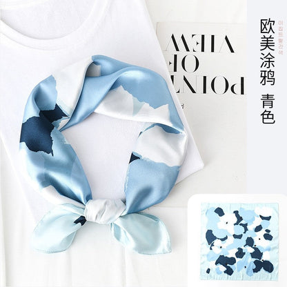 Fashion Print Square Scarf