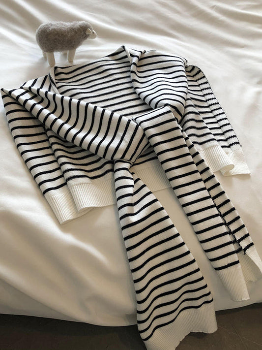 Original Leisure Striped Shawl&Scarf