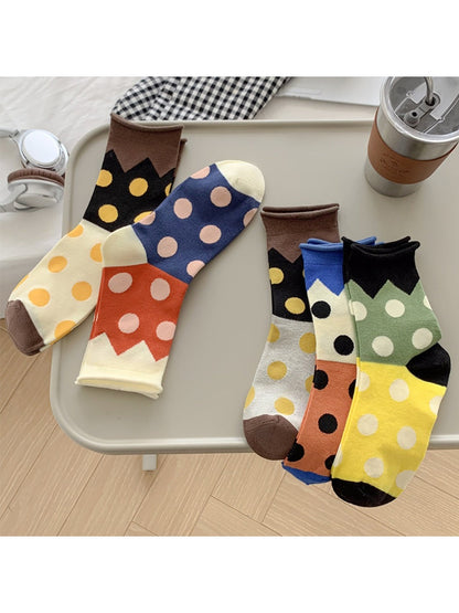 Rufia - Colorblock Crew Socks - Playful &amp; Soft