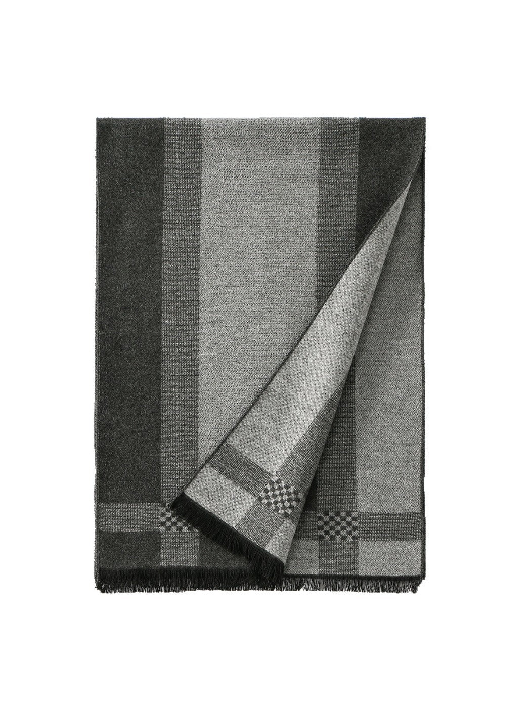 Sscarvii - Striped Winter Plush Scarf