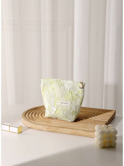 Cosbai - Coin Purse &amp; Cosmetic Bag with Floral Prints - 2 Sizes