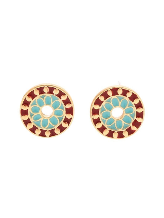 Earwish - French Style Colorblock Stud Earrings - Vintage &amp; Chic