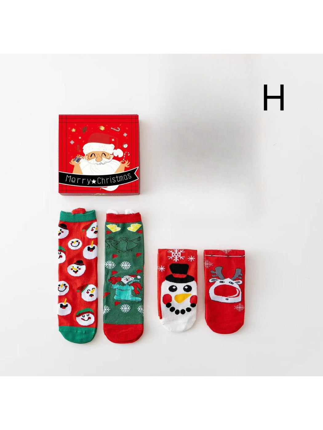 Rufia - Christmas Socks Gift Box Set - Cute &amp; Festive