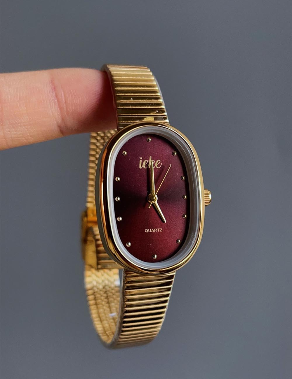 Minimalist Geometric Dail Stainless Steel Watch