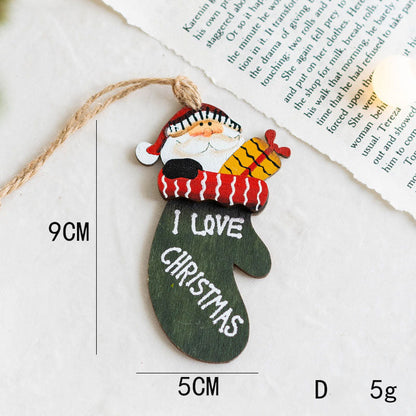 Cute Merry Christmas Tree Wall Hanging