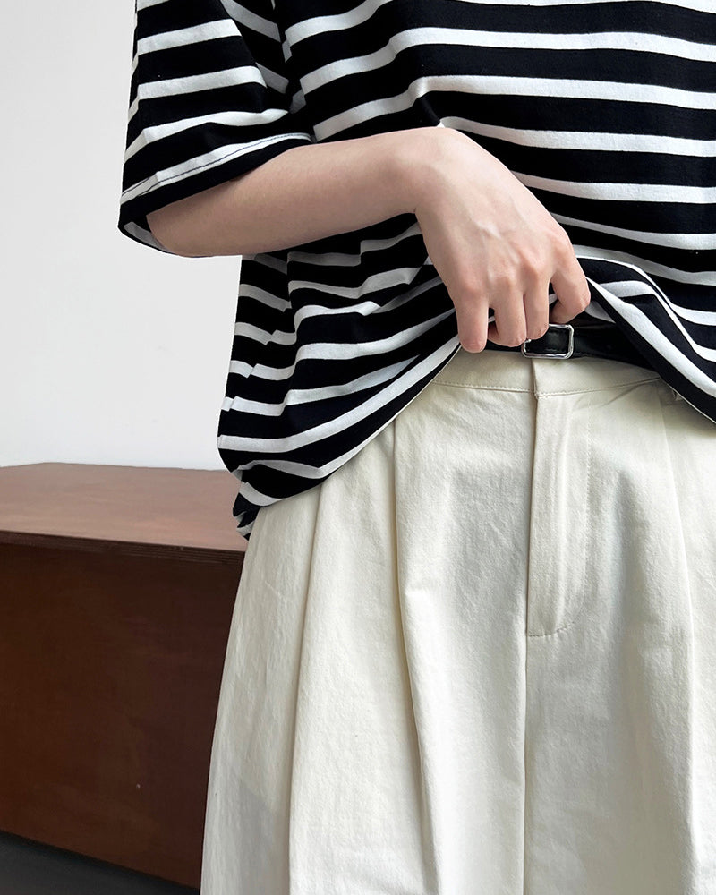 Wide Pants Loose Solid Color Bottoms
