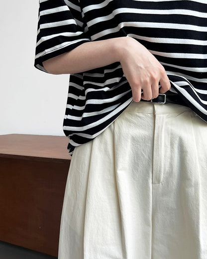 Wide Pants Loose Solid Color Bottoms