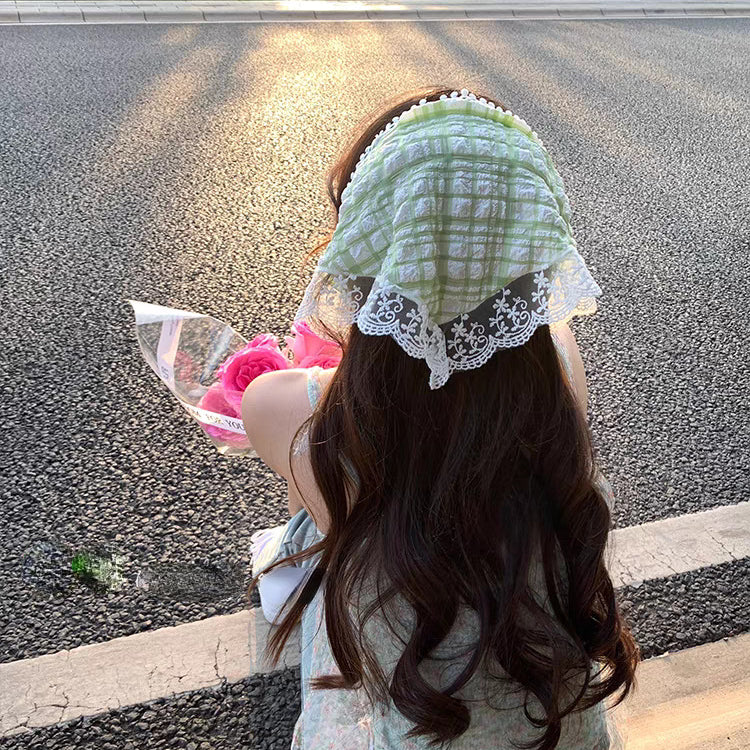 Haila - Colorful Triangle Scarf for Summer