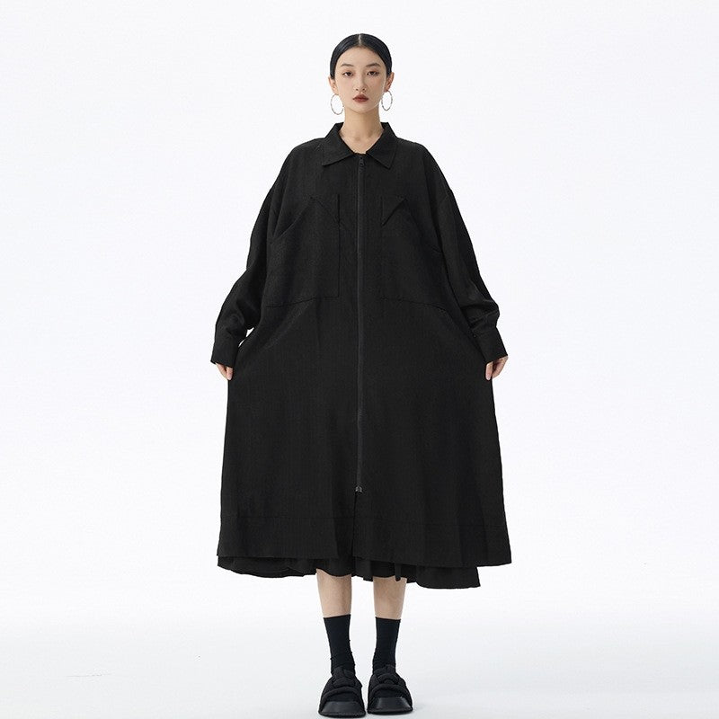Relaxed-Fit Long Jacket