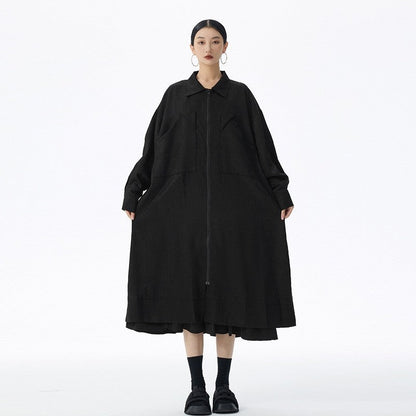 Relaxed-Fit Long Jacket