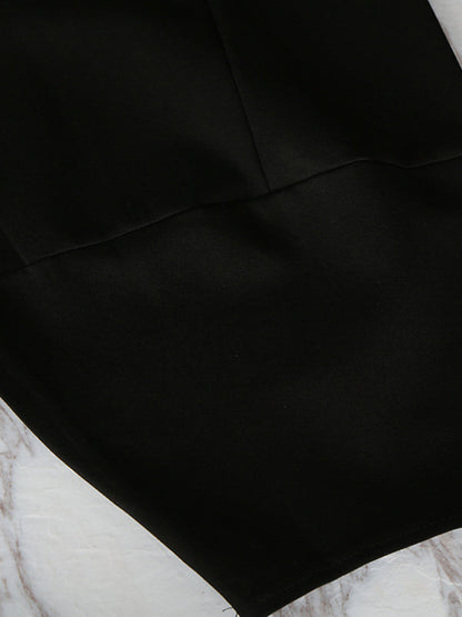 Simple Loose Solid Color Elasticity Knickerbockers