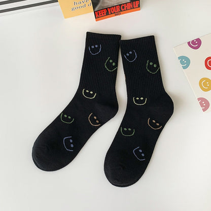 Rufia - Smiley Face Crew Socks