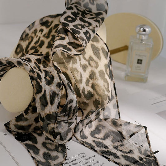 Leopard Print Thin Versatile Scarf