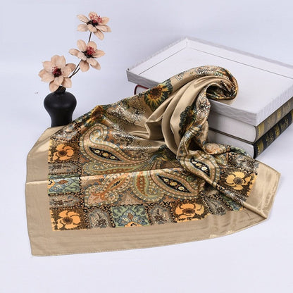 Bandana Printed Square Scarf