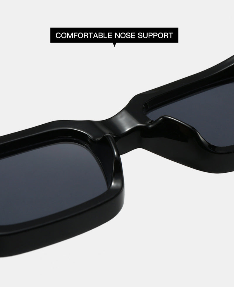 Retro Square Frame Versatile Sunglasses