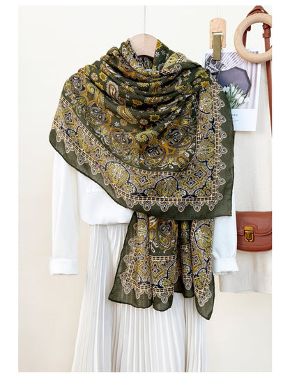Scarvii - Bohemian Paisley Shawl Scarf for Women