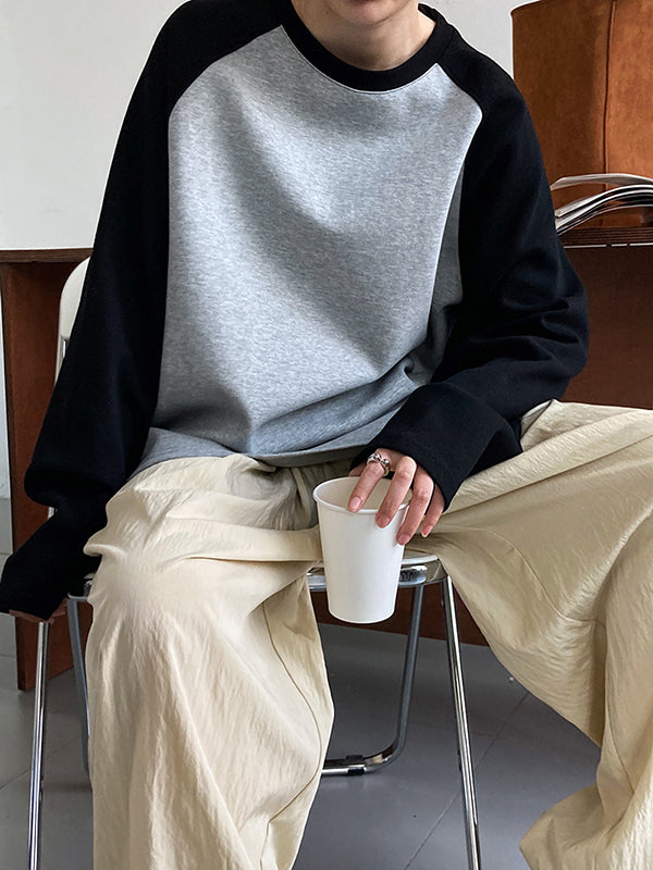 Loose  Leg  Pleated Casual Pants Bottoms