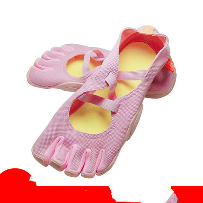 Five Finger Shoes Sports Fitness Breathable Anti-Skid Wear-Resistant Professional Dance Yoga Indoor Special Five Toe Shoes