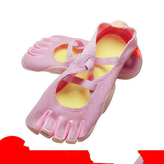 Five Finger Shoes Sports Fitness Breathable Anti-Skid Wear-Resistant Professional Dance Yoga Indoor Special Five Toe Shoes