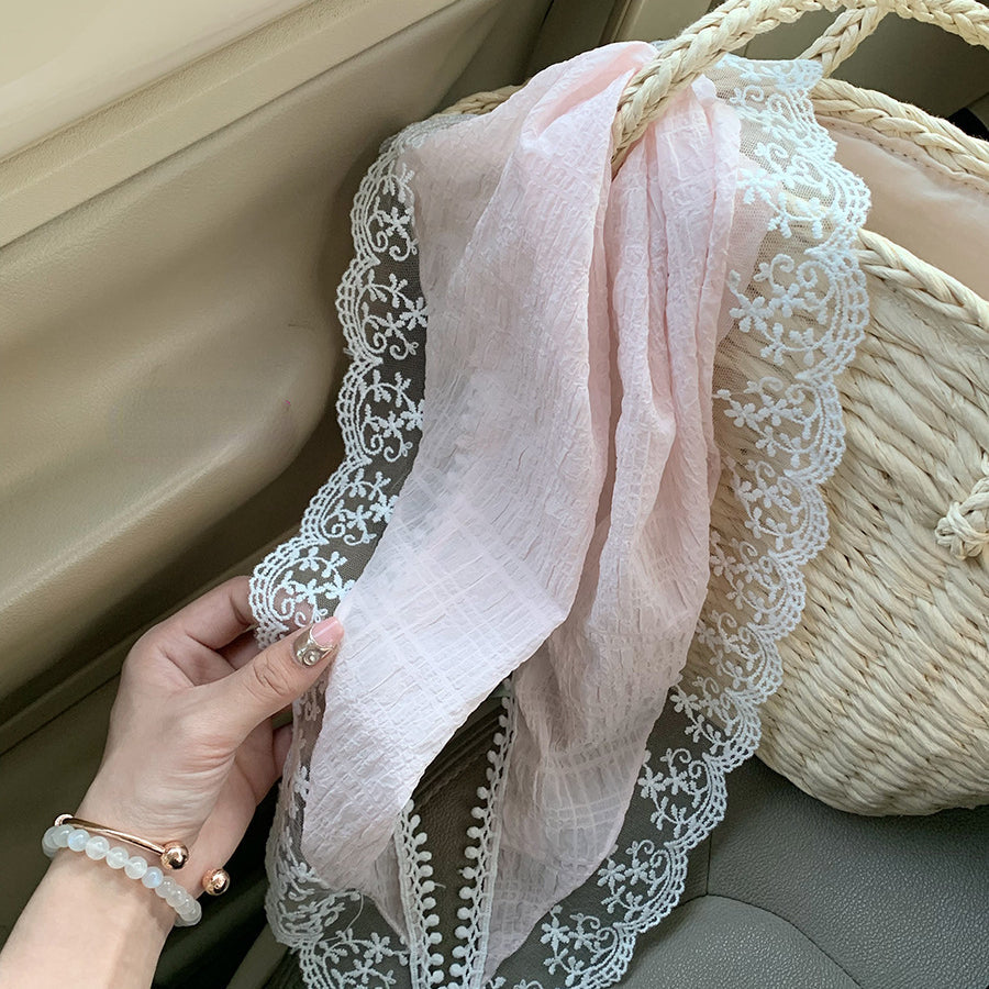 Haila - Colorful Triangle Scarf for Summer
