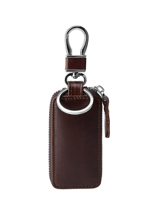 Solid Simple Durable  Car Key Bag Keychain Wallet