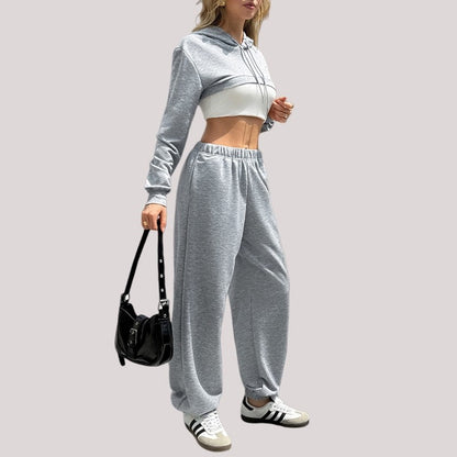 Long Sleeve Vest Pants Two Piece Set