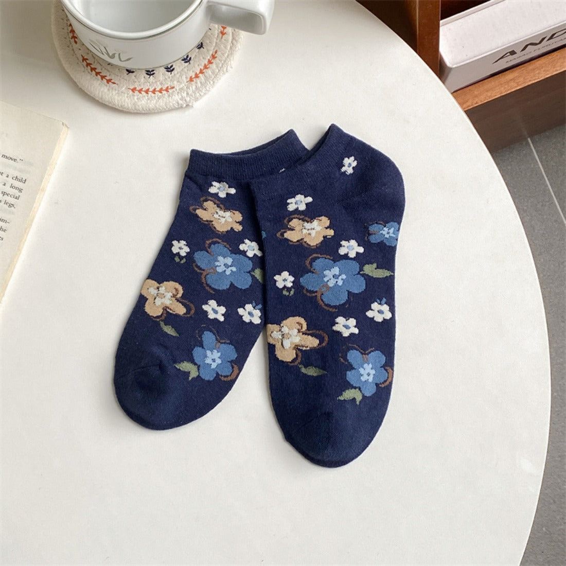 Rufia - Cute Floral Ankle Socks