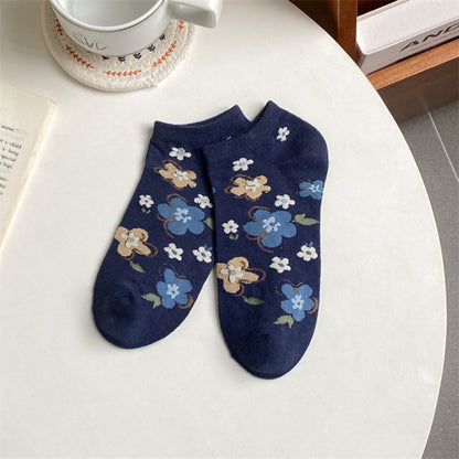 Rufia - Cute Floral Ankle Socks