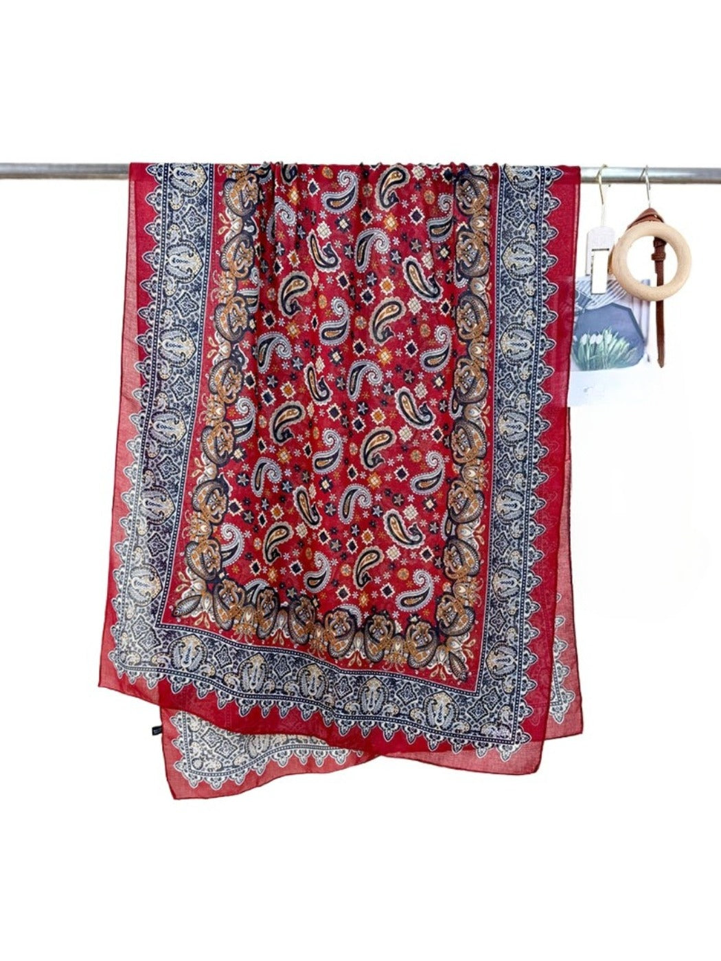 Scarvii - Bohemian Paisley Shawl Scarf for Women