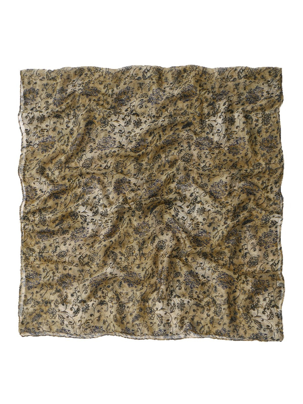 Scarvii - Vintage Scarf with Floral Print