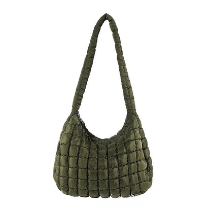 Solid Color Cloud Bag Large Capacity Shoulder Bag