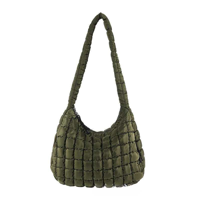 Solid Color Cloud Bag Large Capacity Shoulder Bag