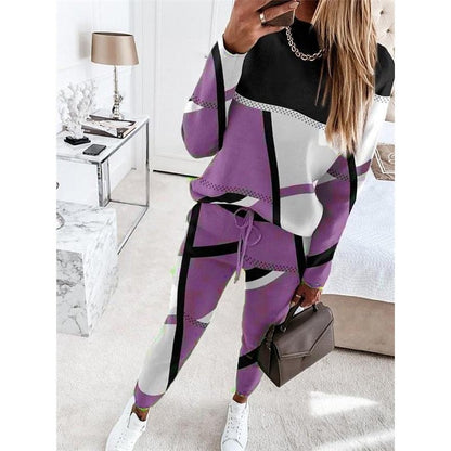 Printed Stretch Flared Leggings