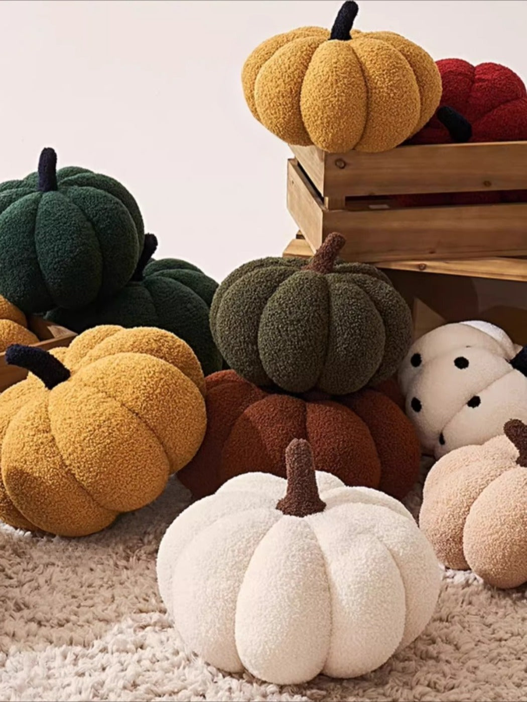 Kawai - Cartoon Pumpkin Cushion Pillow Halloween Decoration