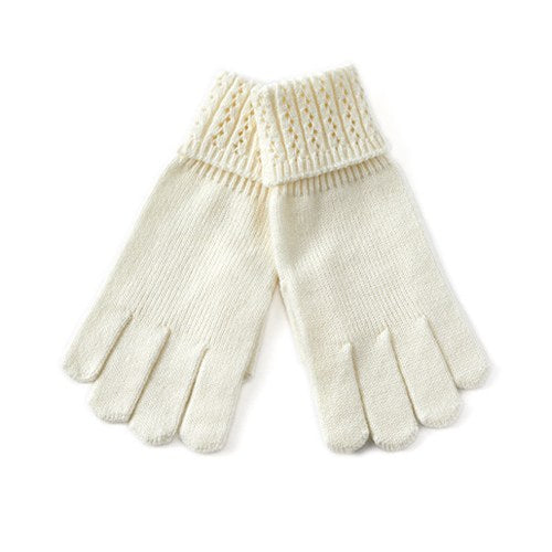 Solid Color SplitÂ Finger Simple Knit Glove
