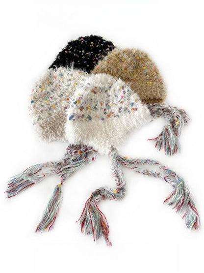 Haila - Knitted Plush Beanie with Earflap