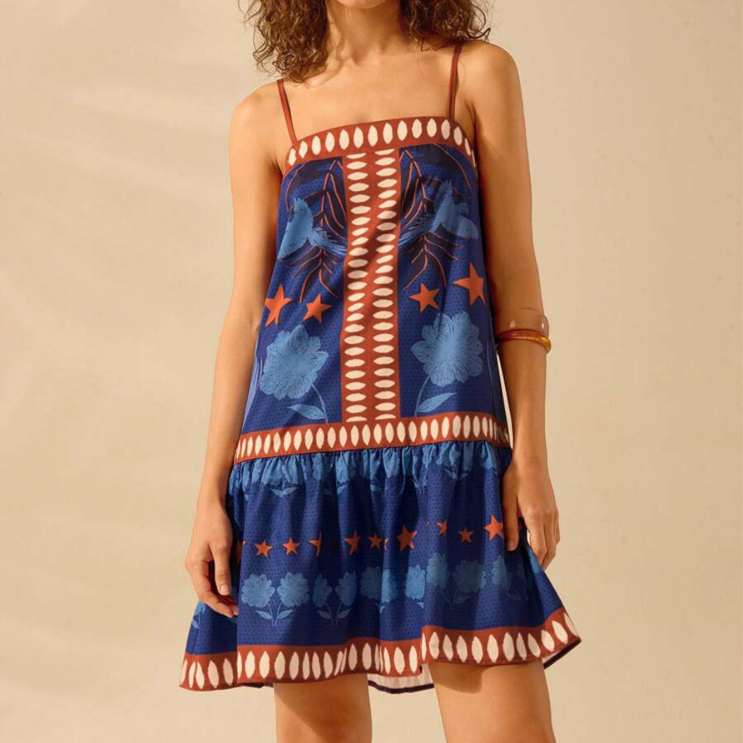 Troposa - Blue Floral Dress - Summer Style &amp; Charm