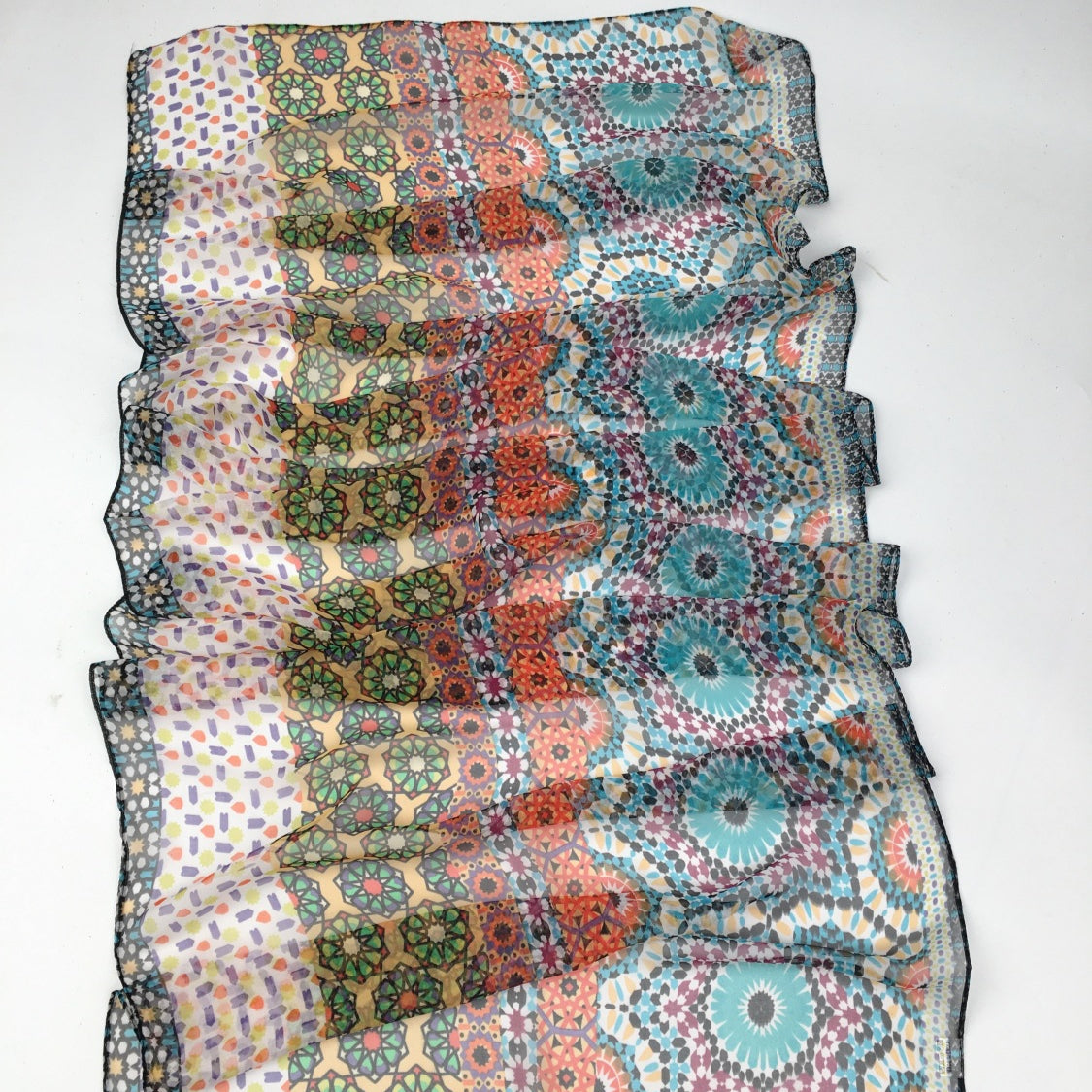 Scarvii - Boho Flowy Thin Scarf - Soft &amp; Breathable