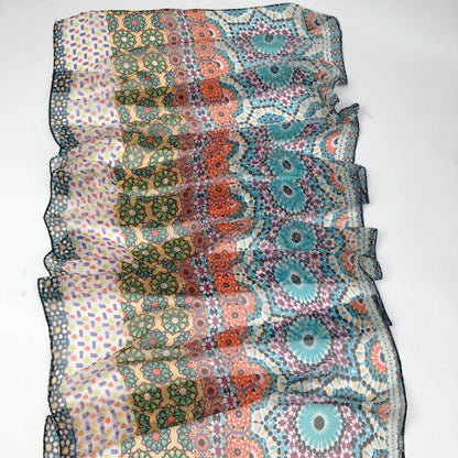 Scarvii - Boho Flowy Thin Scarf - Soft &amp; Breathable