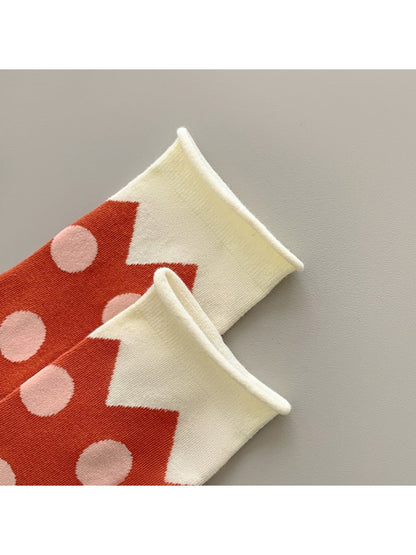 Rufia - Colorblock Crew Socks - Playful &amp; Soft