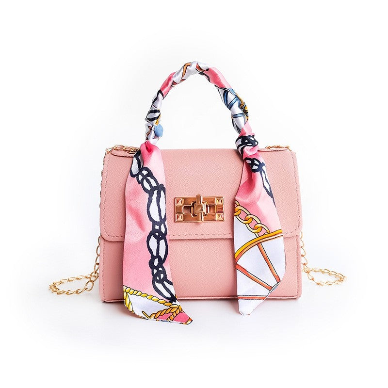 Women's Elegant Niche Fashion Silk Scarf Handbag