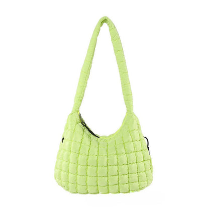 Solid Color Cloud Bag Large Capacity Shoulder Bag