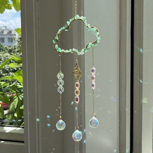 Cloud Stone Cross Crystal Home Hangings