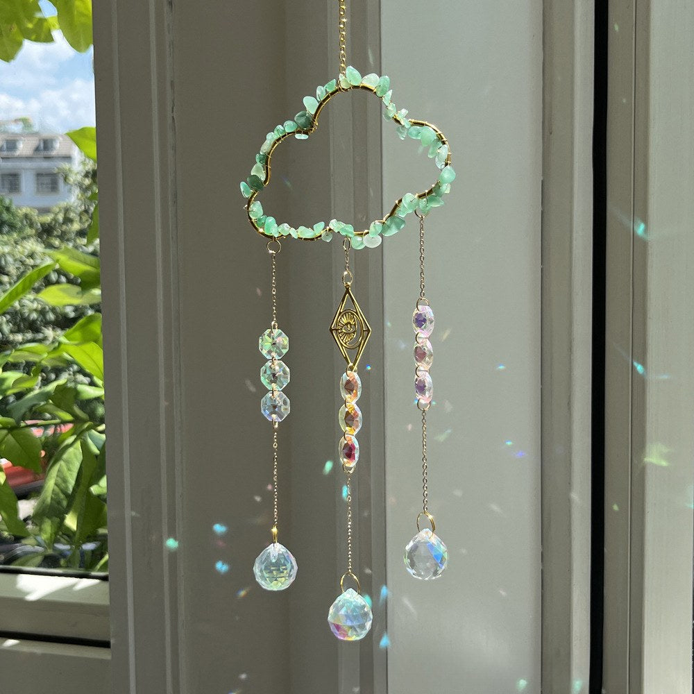 Cloud Stone Cross Crystal Home Hangings
