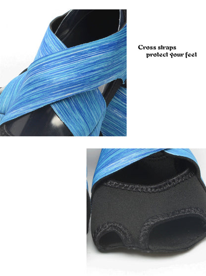 Professional Training Gymnastics Dance Anti Slip Glue Point Leakage Toe Elastic Skin Socks